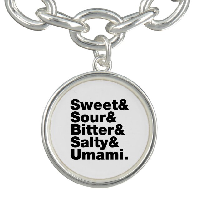 Five Basic Tastes Charm Bracelet (Design)
