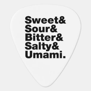 Five Basic Tastes Guitar Pick