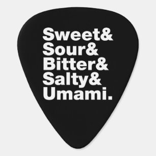 Five Basic Tastes Guitar Pick
