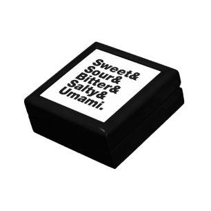 Five Basic Tastes Keepsake Box