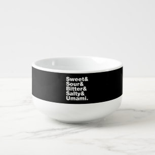 Five Basic Tastes Soup Mug
