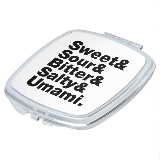 Five Basic Tastes Vanity Mirror (Turned)