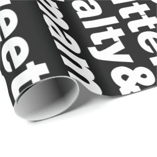 Five Basic Tastes Wrapping Paper