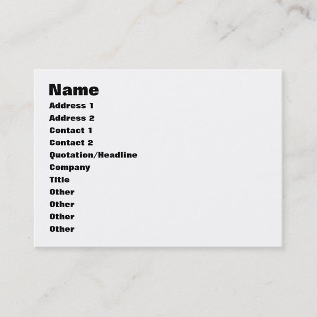 Five Boroughs ~ New York City Business Card (Front)