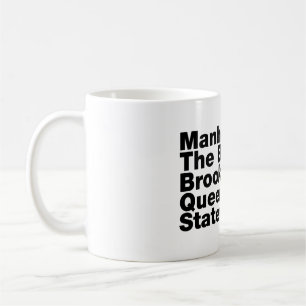 Five Boroughs ~ New York City Coffee Mug
