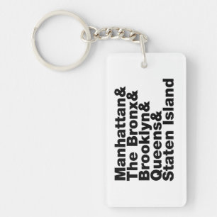Five Boroughs ~ New York City Keychain