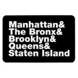 Five Boroughs ~ New York City Magnet at Zazzle