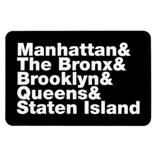 Five Boroughs ~ New York City Magnet