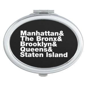 Five Boroughs ~ New York City Mirror For Makeup