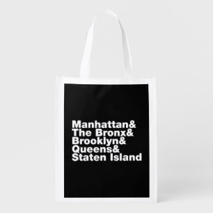 Five Boroughs ~ New York City Reusable Grocery Bag