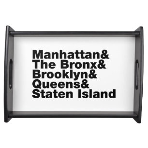 Five Boroughs ~ New York City Serving Tray