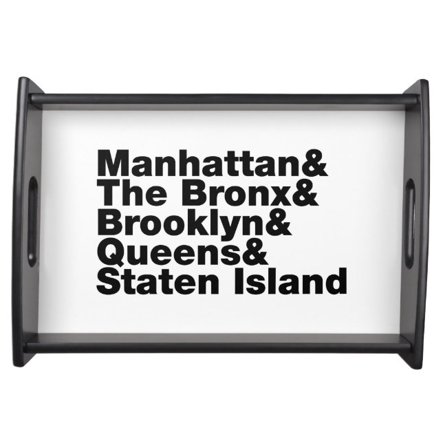 Five Boroughs ~ New York City Serving Tray (Front)