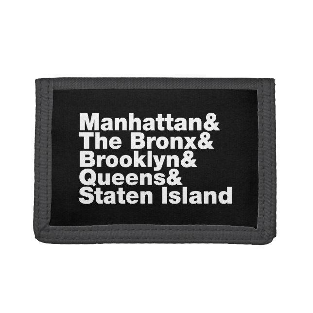 Five Boroughs ~ New York City Trifold Wallet (Front)