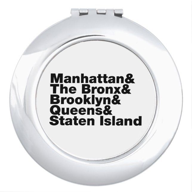 Five Boroughs ~ New York City Vanity Mirror (Front)