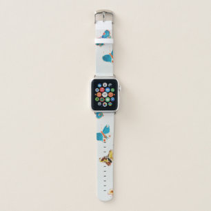 Five Butterflies, Redon Apple Watch Band