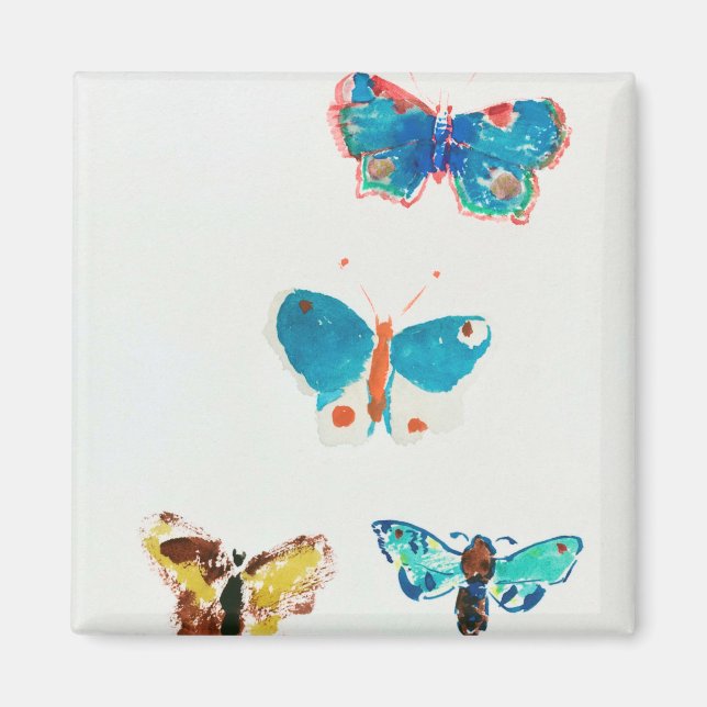 Five Butterflies, Redon Magnet (Front)