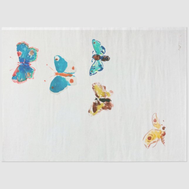 Five Butterflies, Redon Tissue Paper (Front)