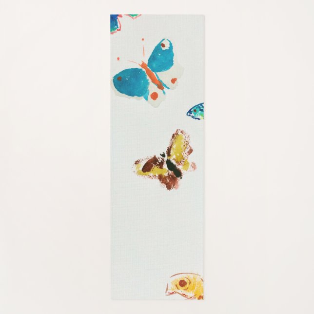 Five Butterflies, Redon Yoga Mat (Front)
