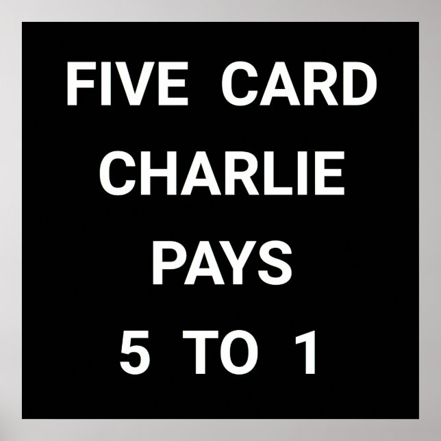 Five Card Charlie - Friends TV Show - Poster (Front)