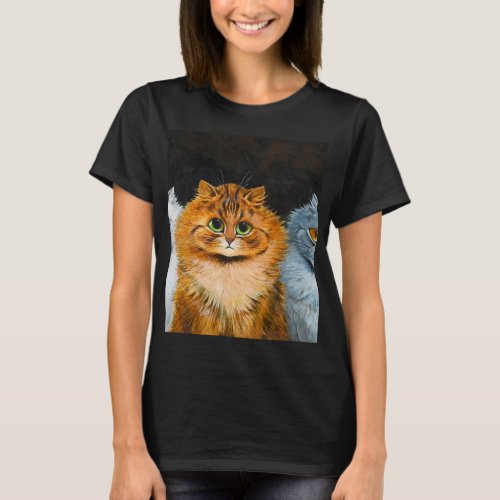 Five Cats by Louis Wain T_Shirt