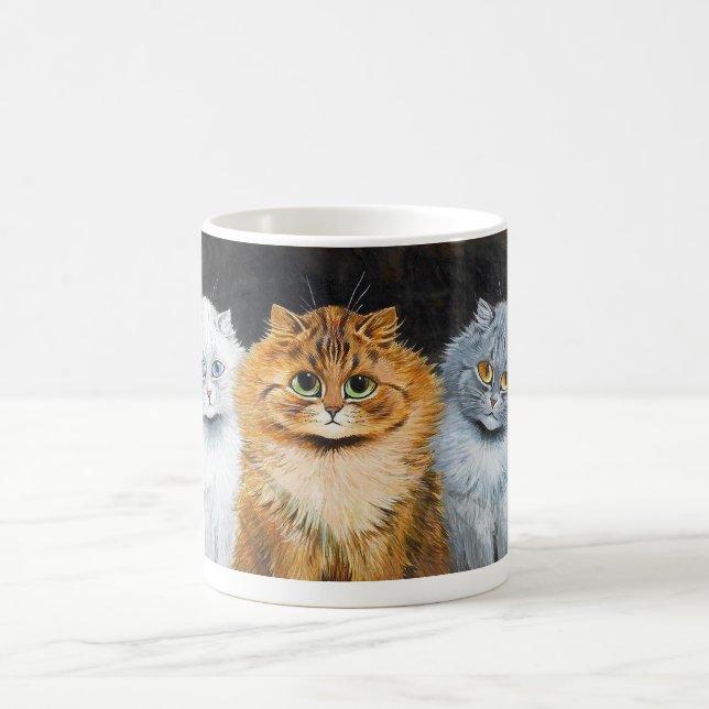 Five Cats, Louis Wain Coffee Mug (Center)