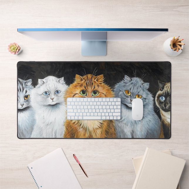 Five Cats, Louis Wain Desk Mat (Office 1)