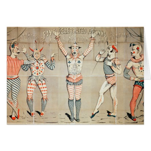 Five Celebrated Clowns Attached to Sands (Front Horizontal)