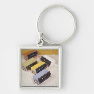 Five Clocks Keychain