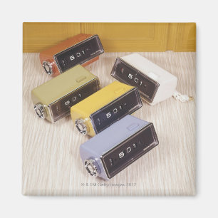 Five Clocks Magnet