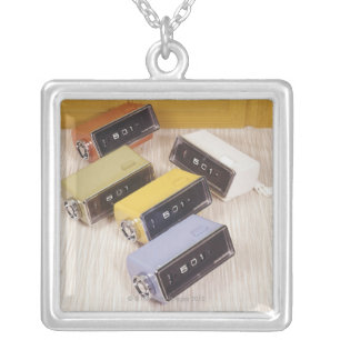 Five Clocks Silver Plated Necklace