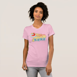 five coffees and a book women's tee