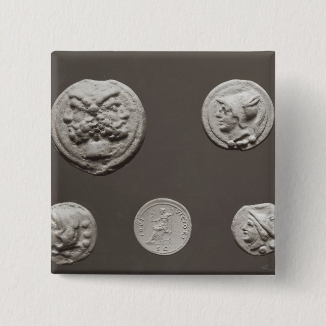 Five coins button (Front)