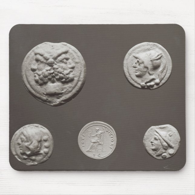 Five coins mouse pad (Front)