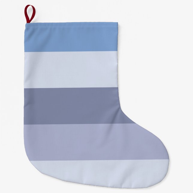 Five Color Combination Large Christmas Stocking (Front)