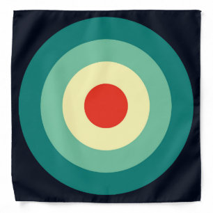 Five Color Combo - Blue Aqua Green Yellow Red Bandana