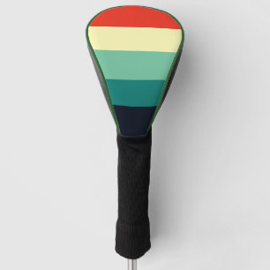 Five Color Combo - Blue Aqua Green Yellow Red Golf Head Cover