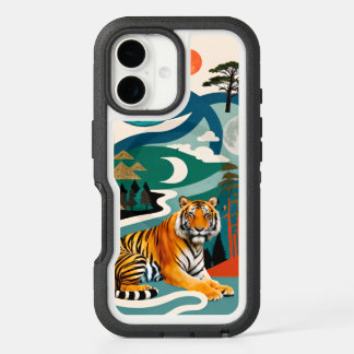 five-colored brilliant tiger iPhone 16 case
