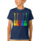Five Colorful Electric Guitars 
