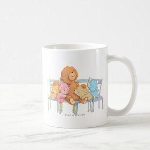 Five Cuddly and Colorful Bears On Chairs Coffee Mug