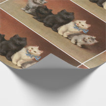 Five Cute Kittens Wrapping Paper