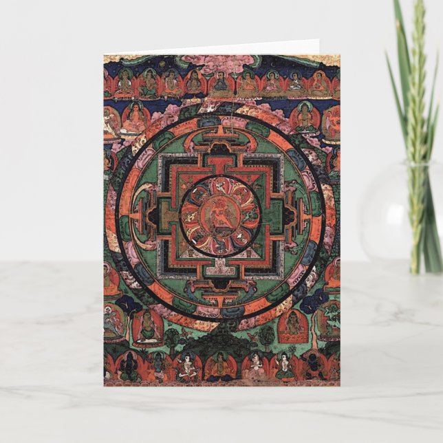 Five Deity Mandala Card (Front)