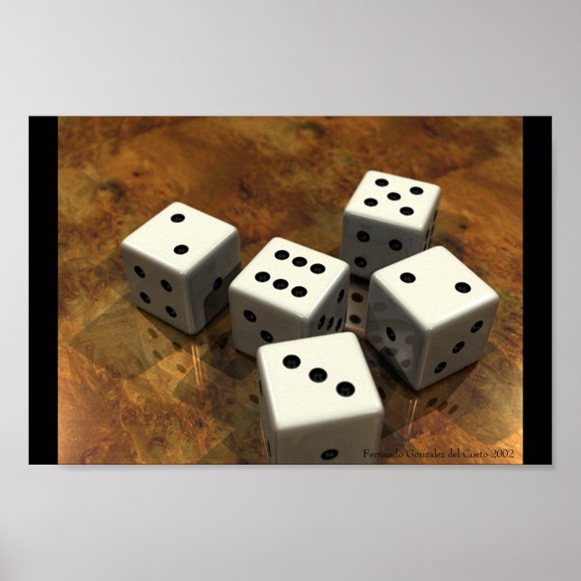 Five Dice Poster (Front)