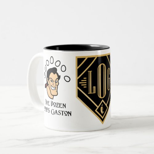 Five Dozen Ouefs Gaston _ Gents FF Logo Coffee Mug