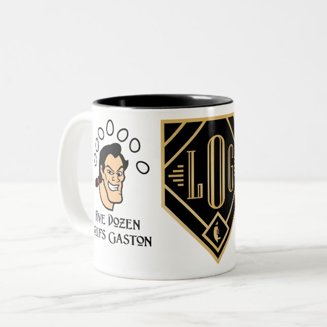 Five Dozen Ouefs Gaston - Gents FF Logo Coffee Mug (Front Left)