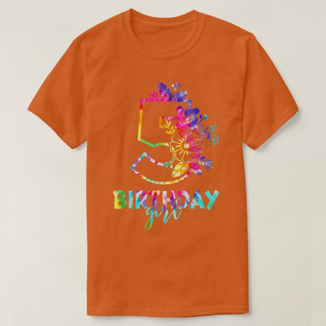 Five Ever Awesome I Am 5 Year Old Happy Birthday G T-Shirt (Design Front)