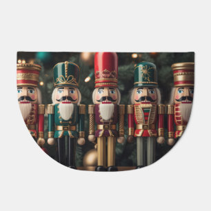 Five festive Christmas nutcrackers Doormat