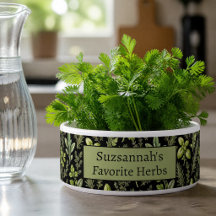 Five Green Herb Pattern Encircling Designed