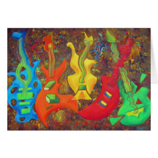 FIVE GUITARS CARDS