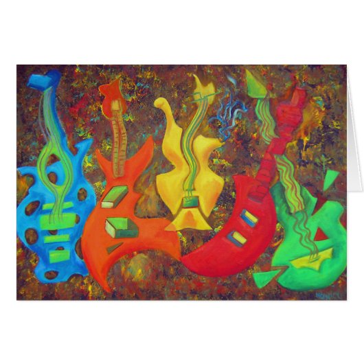 FIVE GUITARS CARDS (Front Horizontal)