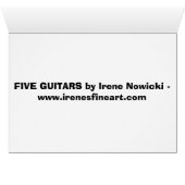 FIVE GUITARS CARDS (Inside Horizontal (Bottom))